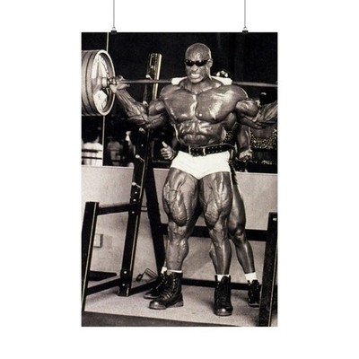 Ronnie-Coleman Light Weight Baby Squatting Unframe Poster Sport Print