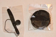 52mm Pinch Style Front Lens Cap with Strings - new in packages