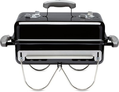 Weber Go Anywhere Charcoal Grill-Compact Portable BBQ Grill for Camping,Tailgati
