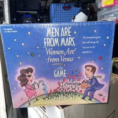VINTAGE 1998 MATTEL GAME, MEN ARE FROM MARS, WOMEN ARE FROM VENUS FACTORY SEALED