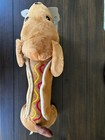 Giftable World 20" Dog in Bun with Squeaker Jumbo Wiener Dachshund Pet Toys — photo 2