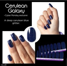 Color Street Nail Polish Strips, Cerulean Galaxy, EXCLUSIVE, New In Box, READ  