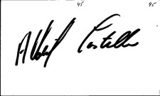 1990's -Alberto Castillo- Signed/Autograph/Auto Index Card New York Mets MLB
