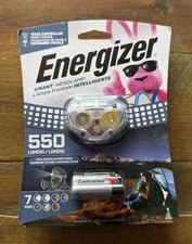 Energizer Smart Voice Controlled LED Headlamp, 550 Lumen Output, AAA