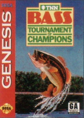 Tnn Bass Tournament Of Champions - Sega Genesis Game