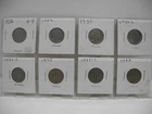 Lot of 8 Buffalo Nickels 1926, 1927, 1930,1930S,1934D, 1935, 1935S & 1937