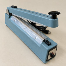 12" Tabletop Impulse Sealer with Cutter for Poly Tubing Bags - H-293