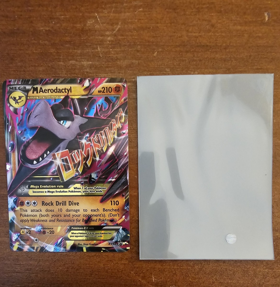 M Aerodactyl EX XY98 Holo Promo Pokemon Card LP | eBay