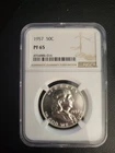 1957 Franklin Silver Proof Half Dollar NGC PF65 Uncirculated Philadelphia