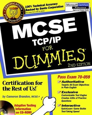 MCSE TCPIP For Dummies - VERY GOOD