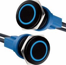 LED Momentary Alumium Push Button Switch 12V ...