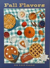 NEW Fall Flavors 500 Piece Jigsaw Puzzle Autumn Nancy McKenzie