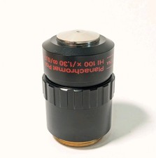 Zeiss Jena Planachromat Pol HI 100x/ 1,30 oo/0,17-A Mikroskop - Objektiv, M25