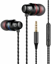Wired in-Ear Earphones with Microphone, 3.5mm Jack
