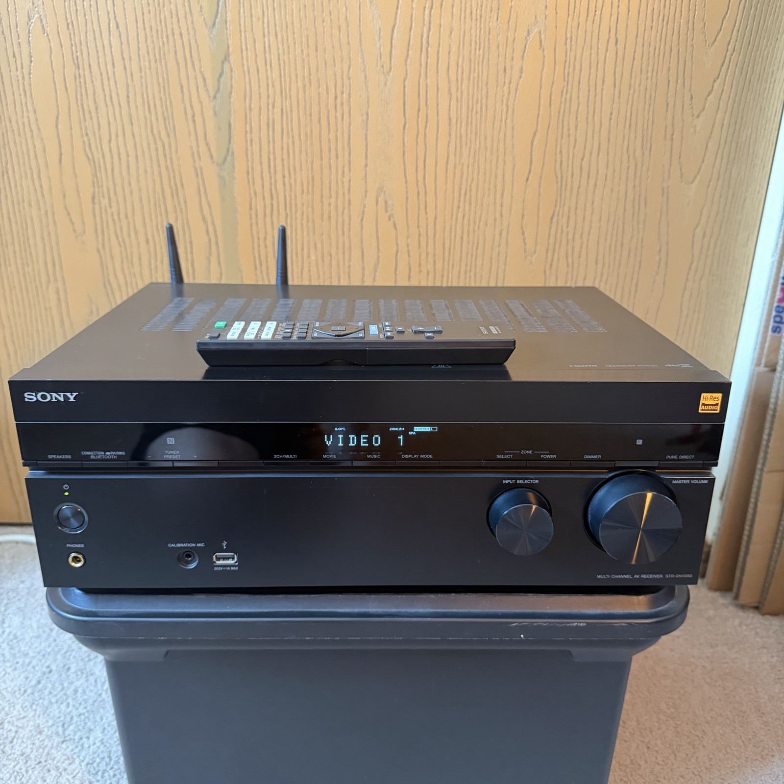 Sony STR-DN1080 7.2-Channel Home Theater 4k HDR Dolby Atmos AV Receiver - Tested