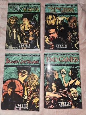 Vampire The Masquerade Clan Novel Saga Volumes 1-4 Graphic Novel Lot White Wolf