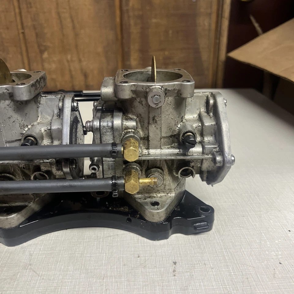 Yamaha Waverunner GP1200 1997 conjunto de triple carburador limpio/juego/perno listo Foto 4 de 4