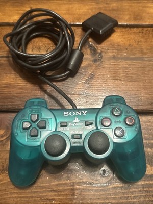 Sony Dualshock 2: Emerald Controller Authentic Tested PS2 PlayStation OEM
