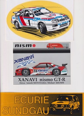 aufkleber rennwagen ford sierra fina nismo gtr