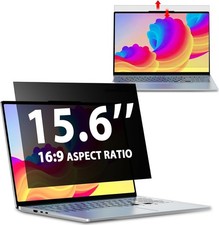 Laptop Privacy Screen 15.6 Inch 16:9 Aspect Ratio, Removable Anti Glare Filter P
