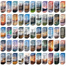108 Pack Bible Magnetic Bookmarks Christian Magnet Bookmark Clips 108-bible