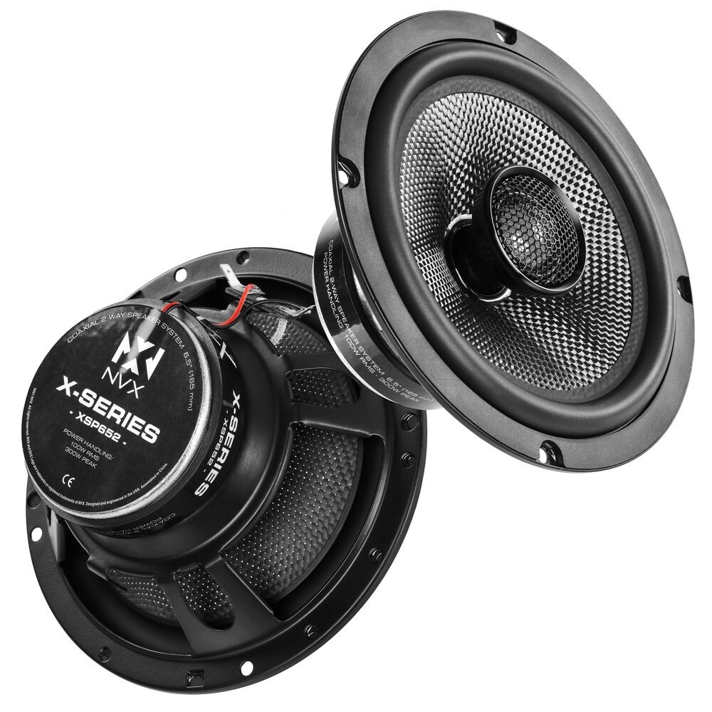 NVX XQS65KIT + XSP652 6.5" X-Series Component and Coaxial Speakers