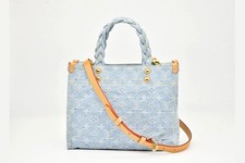 Louis Vuitton Monogram Denim Let's Go Tote Bag M24897 from Japan #012
