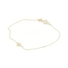 AHKAH Bindu Snow Bracelet 0.10ct AK1795010500 18K Yellow Gold