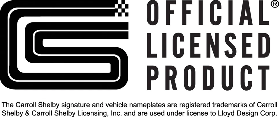 Tapetes de assoalho Lloyd Mats Shelby Mustang 2007, 2 peças - Imagem 4 de 4