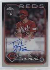2024 Topps Chrome Rookie Auto Refractor /499 TJ Hopkins #RA-TH Auto 0nr3