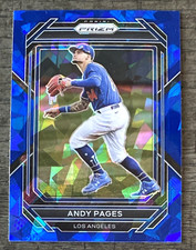 Andy Pages 2023 Panini Blue Ice Prizm SP Los Angeles Dodgers #157