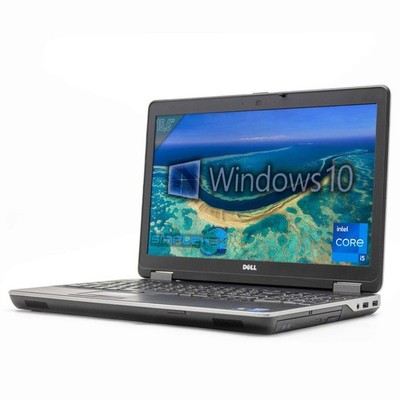 Dell E6540 15.6'' Windows 10 8GB 120GB FHD I5 Notebook GPU AMD 2GB PC Editing