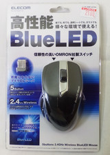 ELECOM Wireless Ergonomic Shape Mouse 2.4GHz 5 buttons