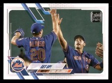 Get Up! (Pete Alonso / Michael Conforto) 2021 Topps #210 New York Mets