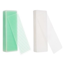 80Pcs 5.9 x 2" Washi Tape Cards with Arc Corner for Home, Green/Blank