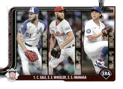2025 Topps #272 NL ERA Leaders