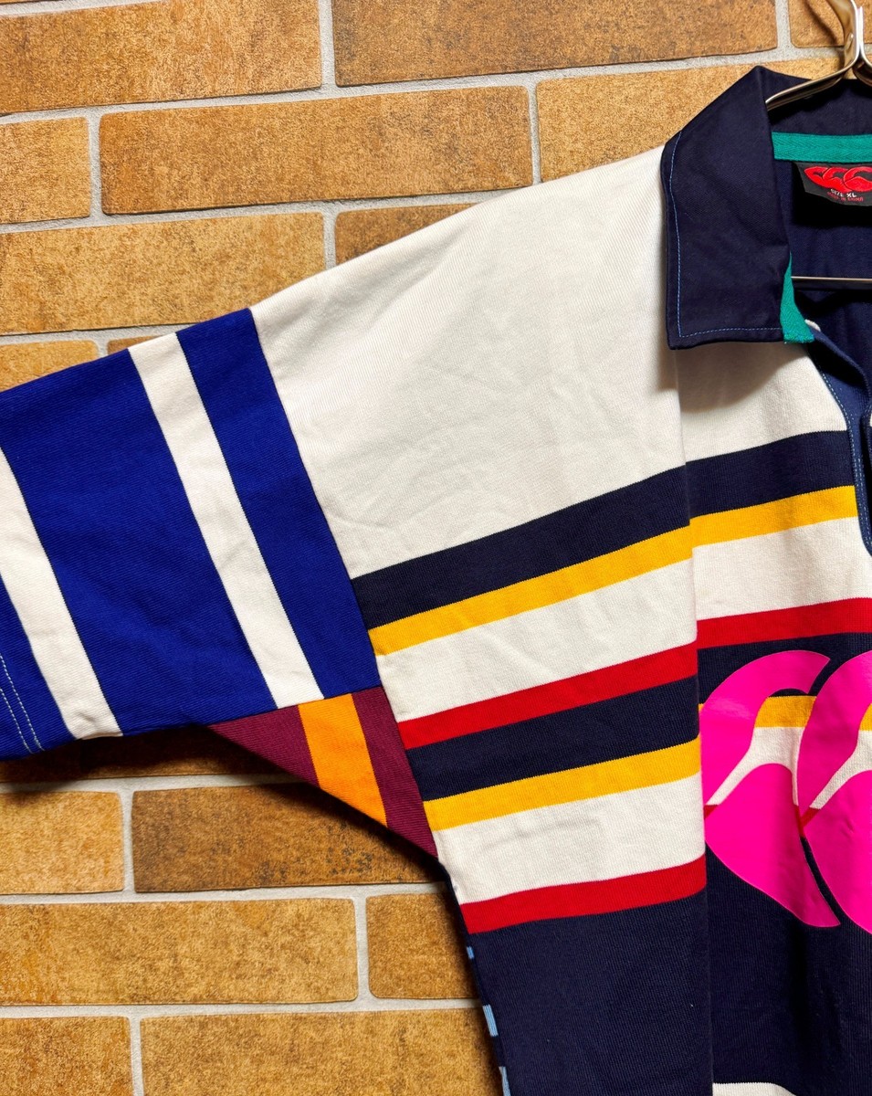 VINTAGE CANTERBURY NEW ZEALAND JERSEY SHIRT POLO RUGBY 90'S BIG
