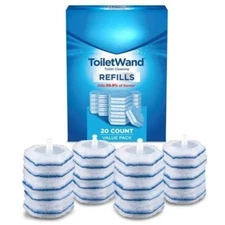 ToiletWand Disinfecting Refills Disposable Wand Heads - 20ct