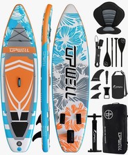 UPWELL 10'6"/11'/11'6" Inflatable Paddle Board, Stand Up Paddlboard for Youth...