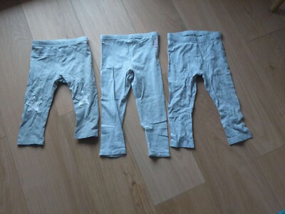 3 Stück graue unisex Leggings Gr 92 Tom Tailor gap