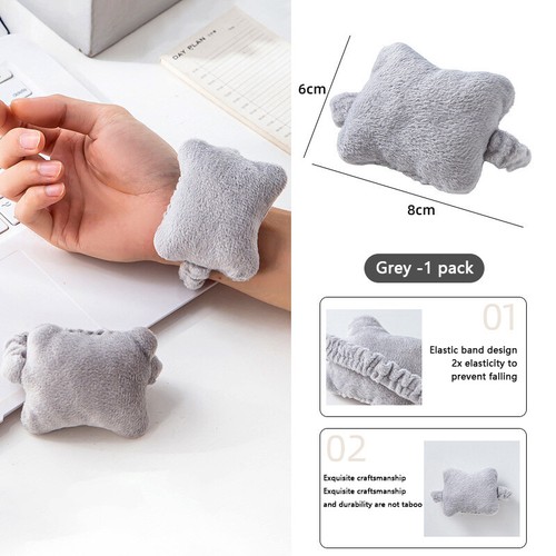 Plush Hand Pillow Mouse Wrist Guard Mouse Wrist Band Support Cushion - Photo 14/19