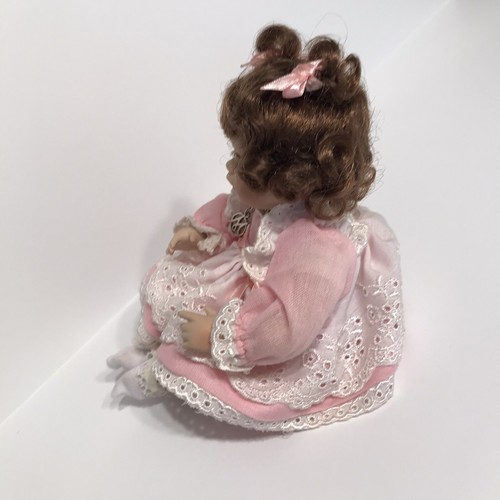VTG Marie Osmond Doll Jessica Tiny Tot Porcelain Doll 2002 #10858 Signed 7” Tall - Picture 8 of 12