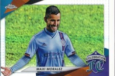 MAXI MORALEZ CFC-23 2021 Topps Chrome MLS Soccer CELEBRATION FC REFRACTOR NYC