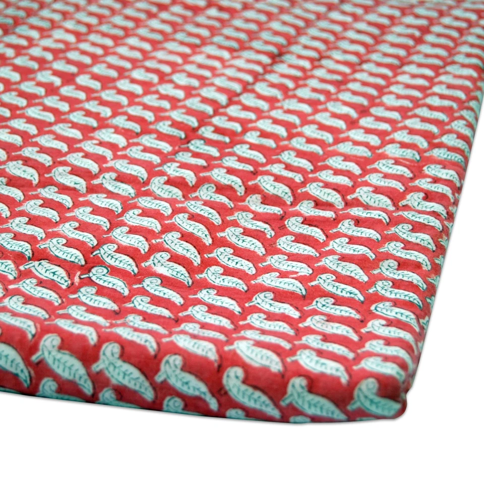 5 ярдов ткани для пошива одежды из натурального хлопка ручной работы вуаль блок печати BE5 - Изображение 4 из 4