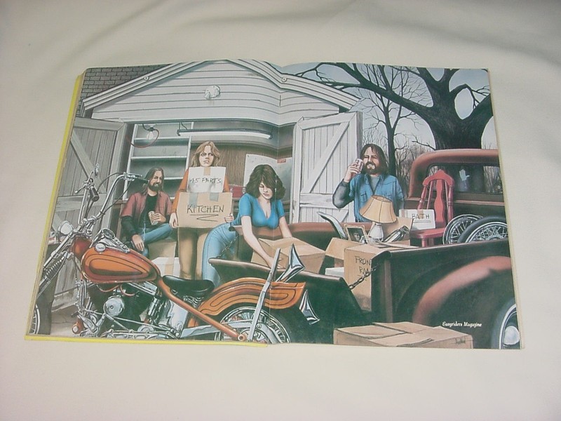 David Mann Centerfold Poster from Easy Rider Magazine / Harley Davidson