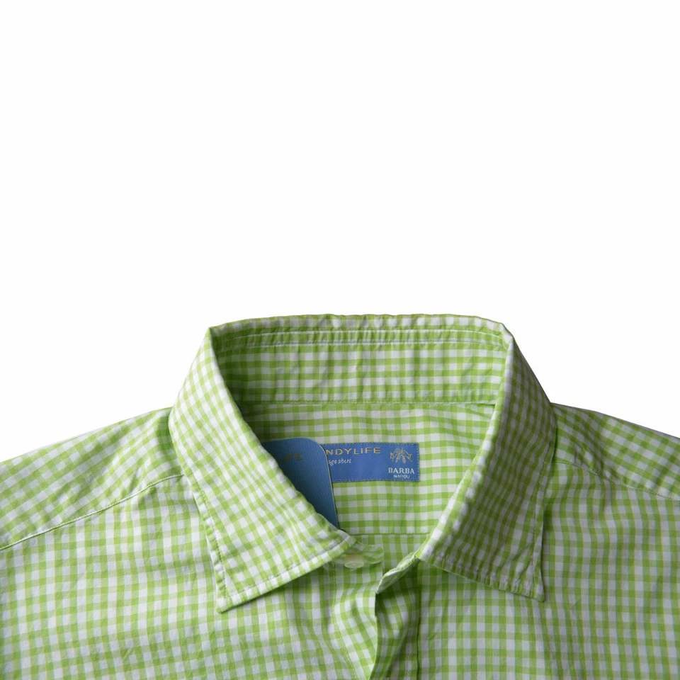 Camisa de vestir Barba Napoli multicolor manga larga para hombre EE. UU. 15 15,5 15,75 16,5 Foto 3 de 3