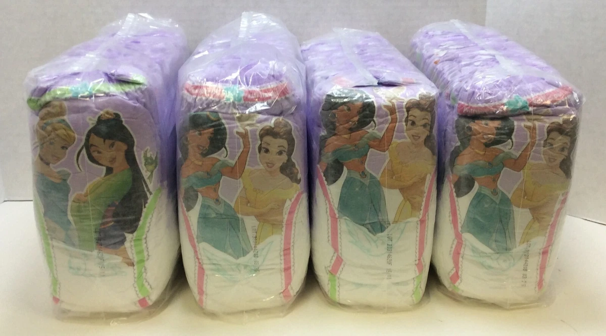Huggies Pull Ups Girls Size 3T 4T Disney Princesses Lot of 116 Pull Ups No Box