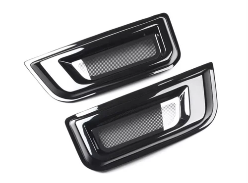 Air Wing Cover Trim For Land Rover Defender 2020-2023 Glossy Black Side Fender - Foto 2 di 4