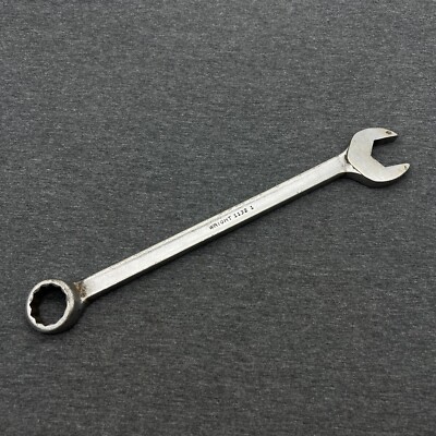 Vintage WRIGHT Tools 1  Combination Wrench SAE 12 Point 1132 Made In USA