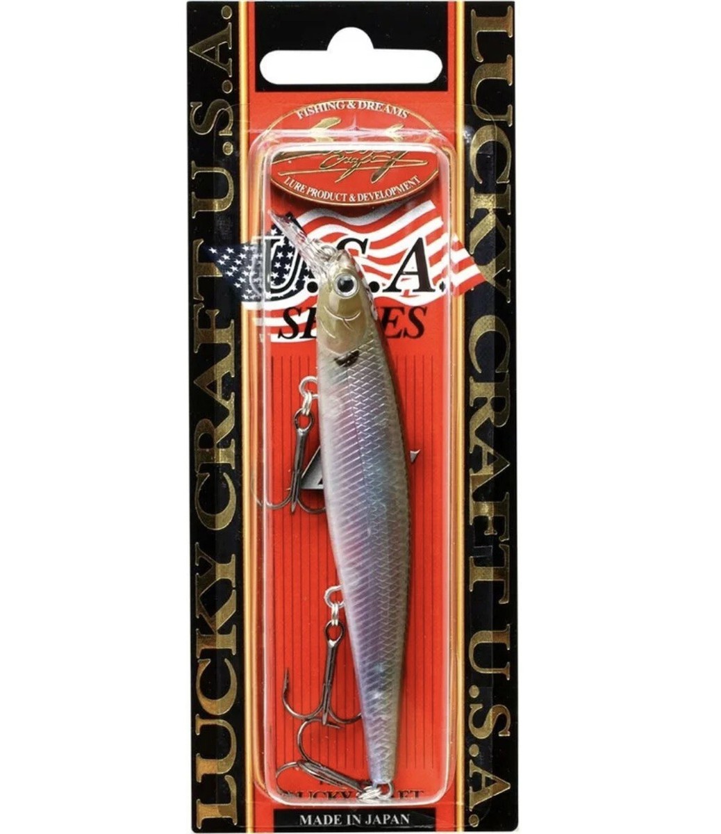 Lucky Craft Slender Pointer 112mr Jerkbait Ghost Minnow for sale